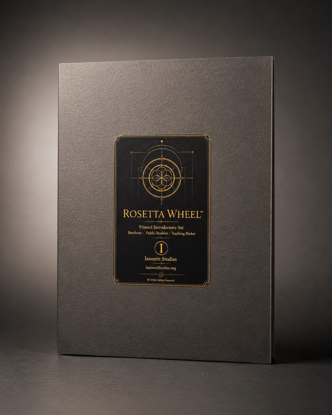 ROSETTA WHEEL printed introductory set folder